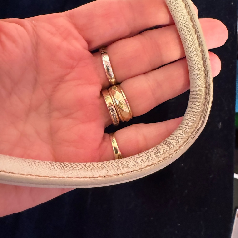 Prada Saffiano Leather Bauletto Shoulder Bag with lock 2 keys and dust bag - Picture 13 of 17